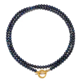 Convertible Blue Pearl Necklace