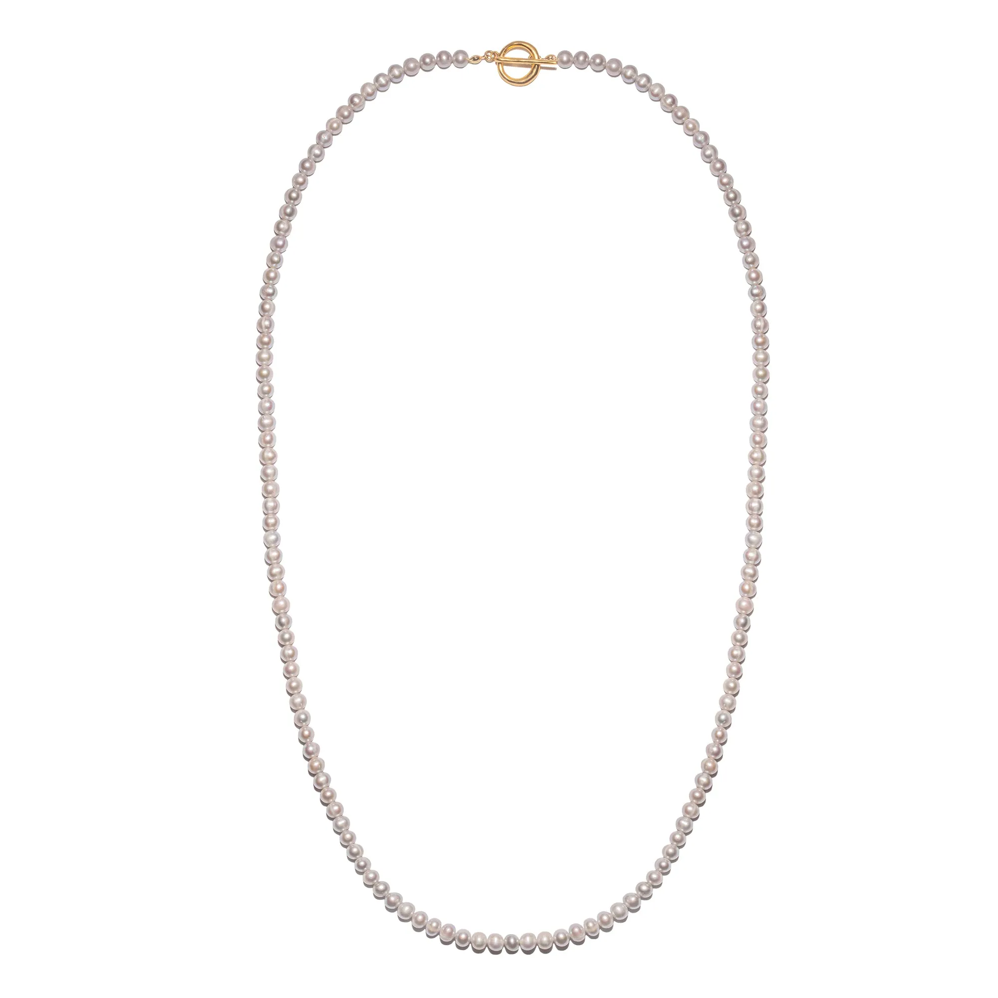 Convertible Grey Pearl Necklace