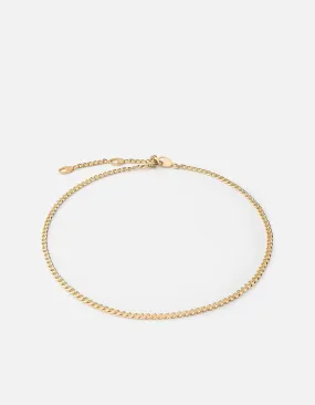 Cuban Link Choker, Gold Vermeil