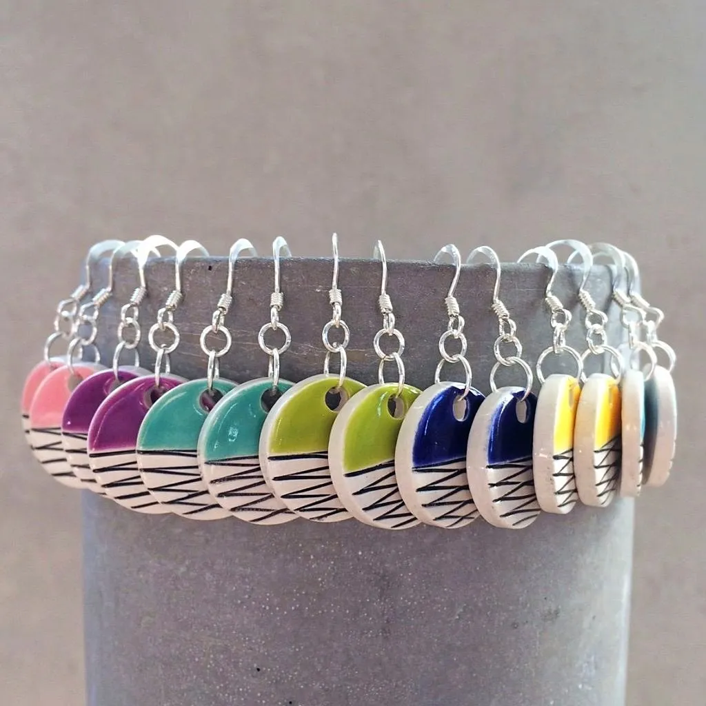 Dangle earrings - Little circles