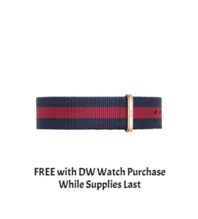 DANIEL WELLINGTON WATCH BAND NATO STRAP OXFORD 20MM