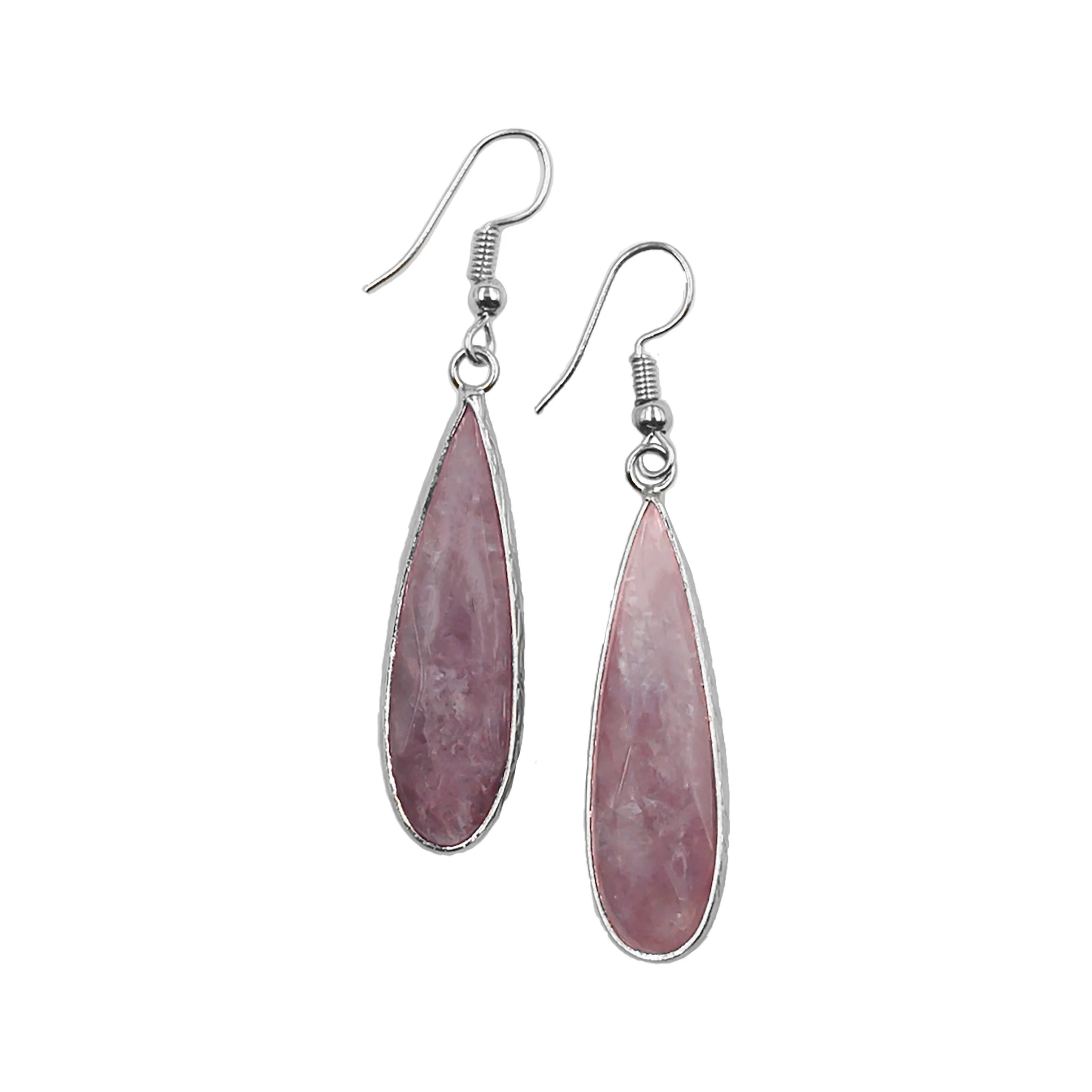 Darcy Collection - Silver Ruby Earrings