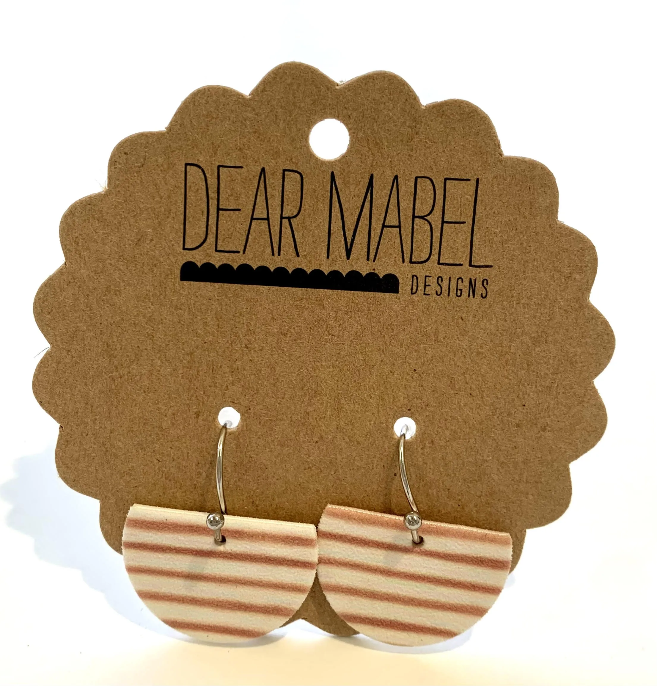 Dear Mabel Handmade Dangles - Semi Circle