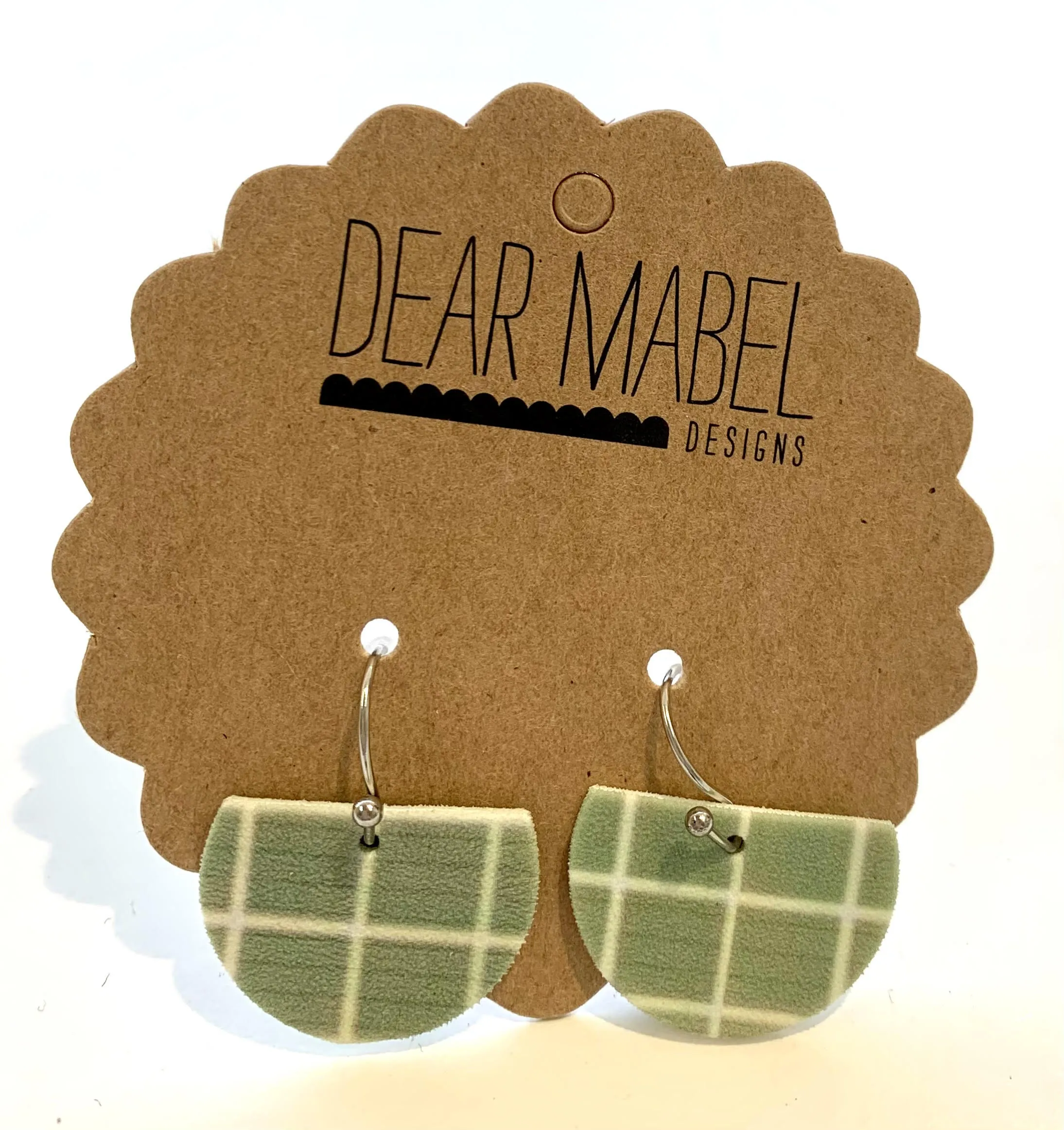 Dear Mabel Handmade Dangles - Semi Circle