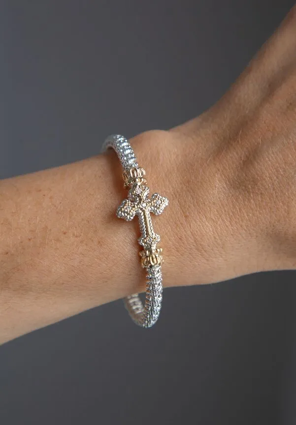 Diamond Cross Bracelet