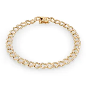 Diamond Curb Bracelet