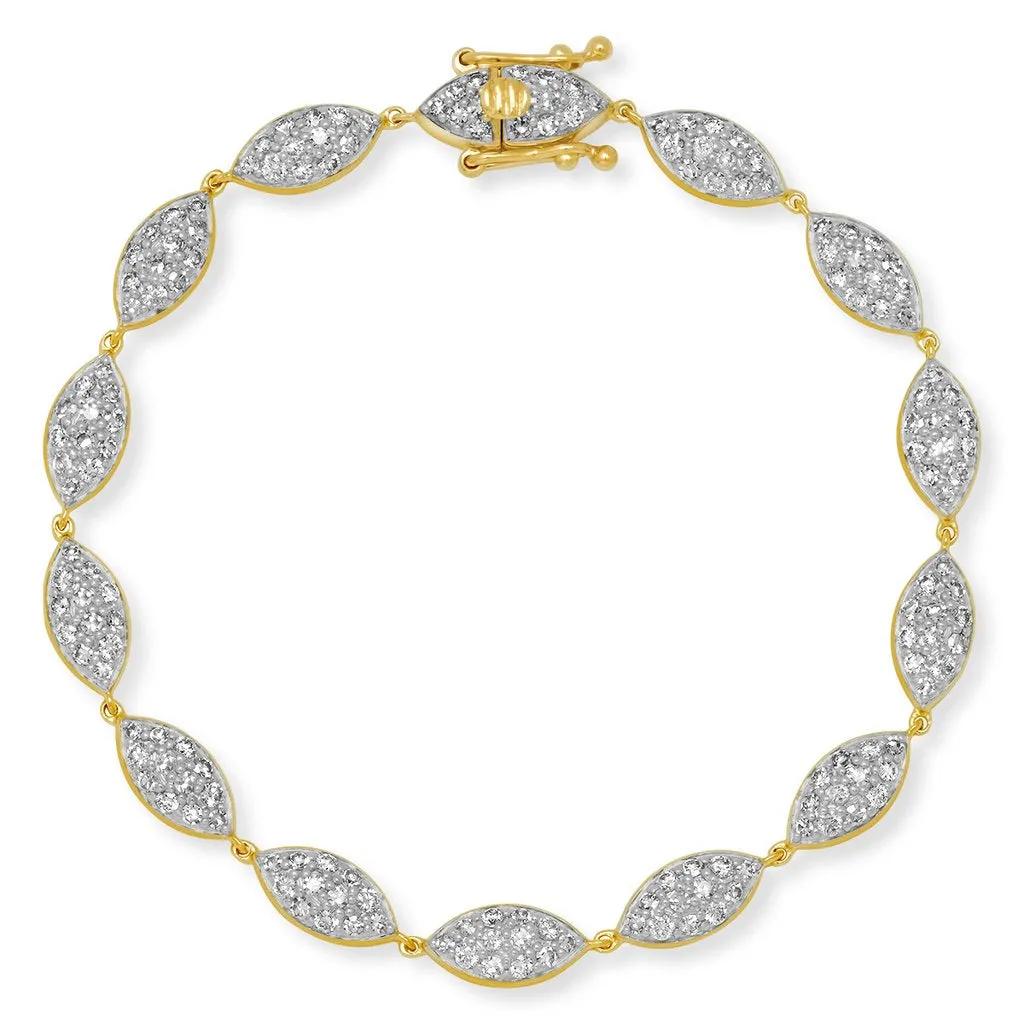 Diamond Evil Eye Bracelet