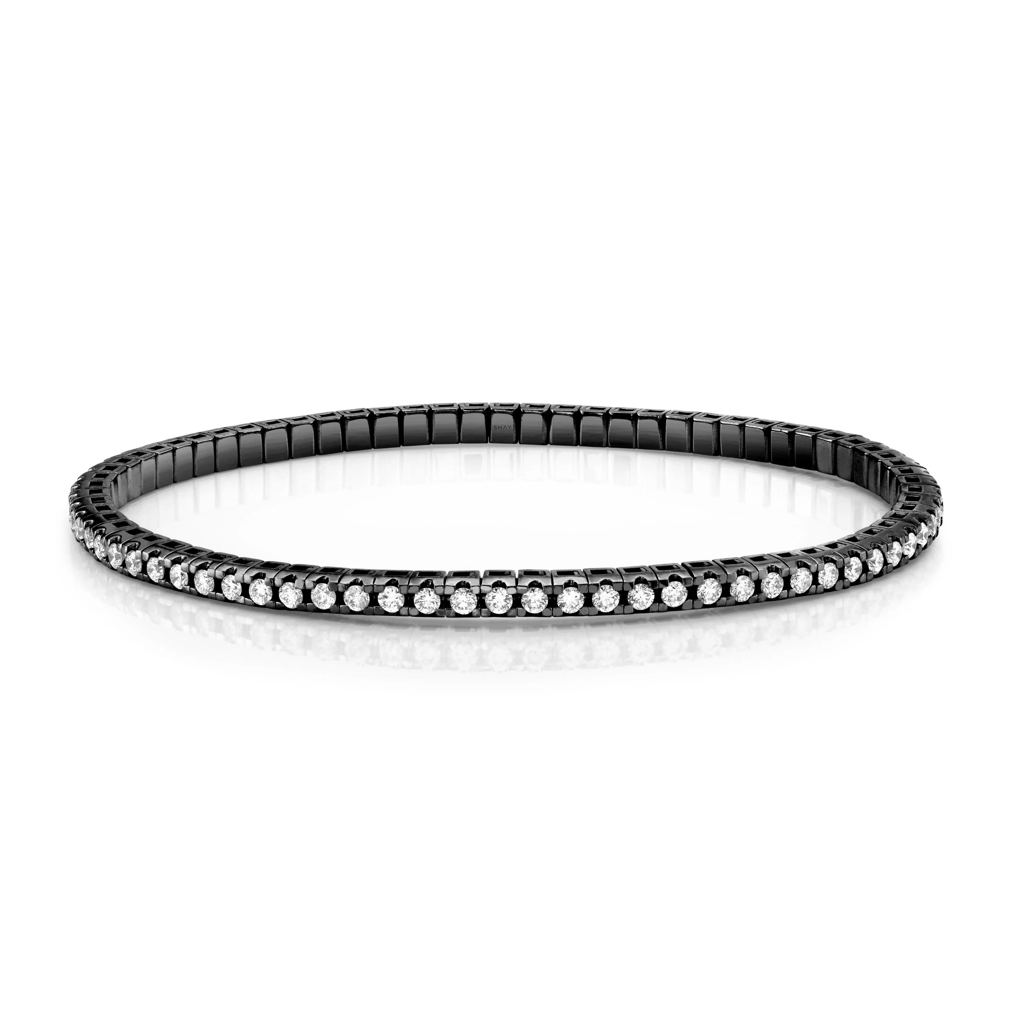 DIAMOND TENNIS STRETCH BRACELET, 2.2cts