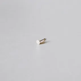 Dot Stud Earring - Solid 14kt