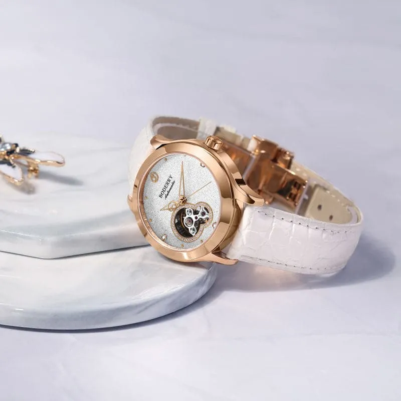 DRAGONFLY - Luxury Women Automatic Watch | Rose Gold Case