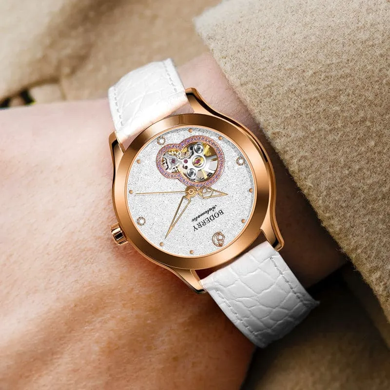 DRAGONFLY - Luxury Women Automatic Watch | Rose Gold Case