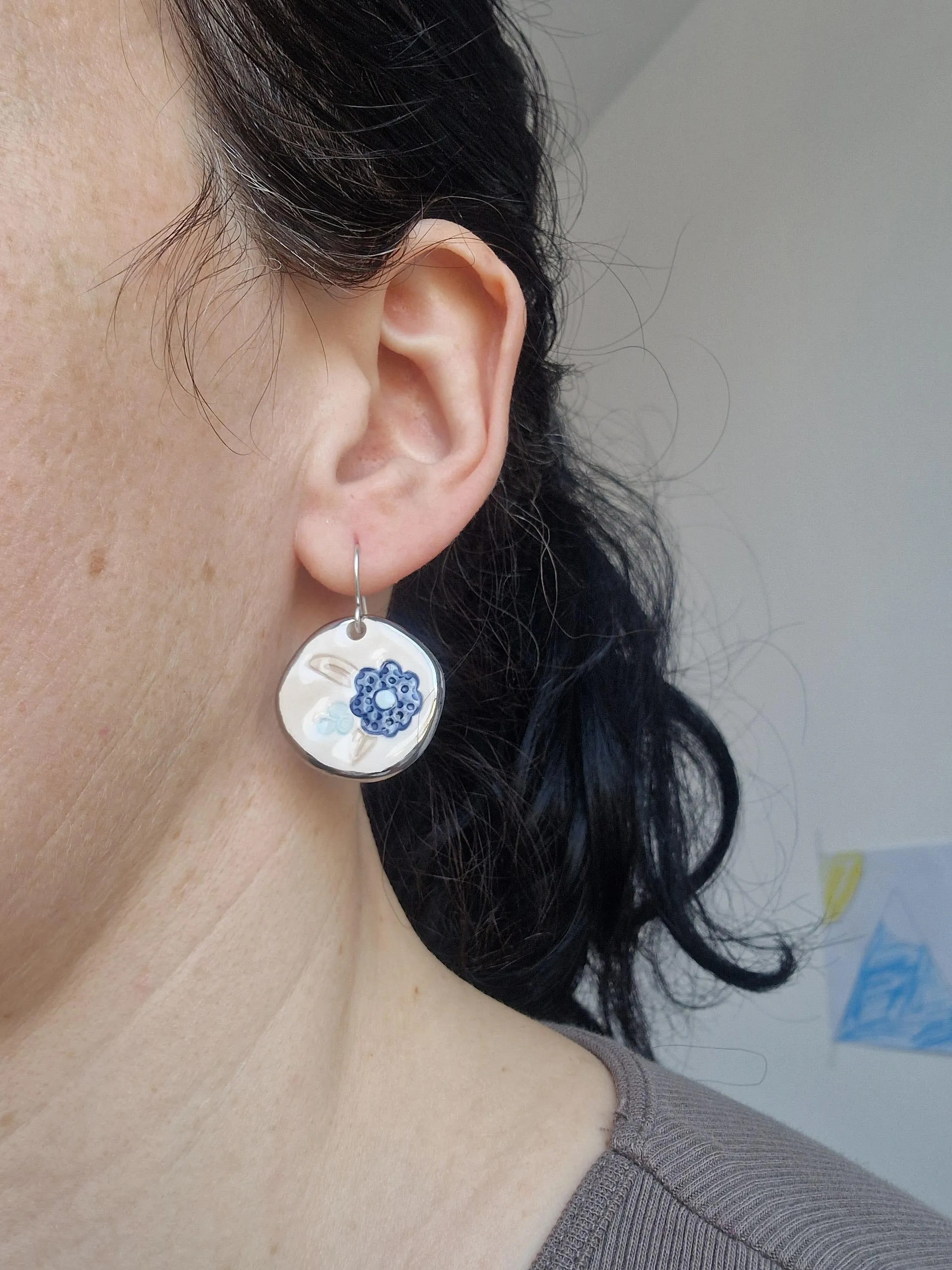 Drop earrings No. 34