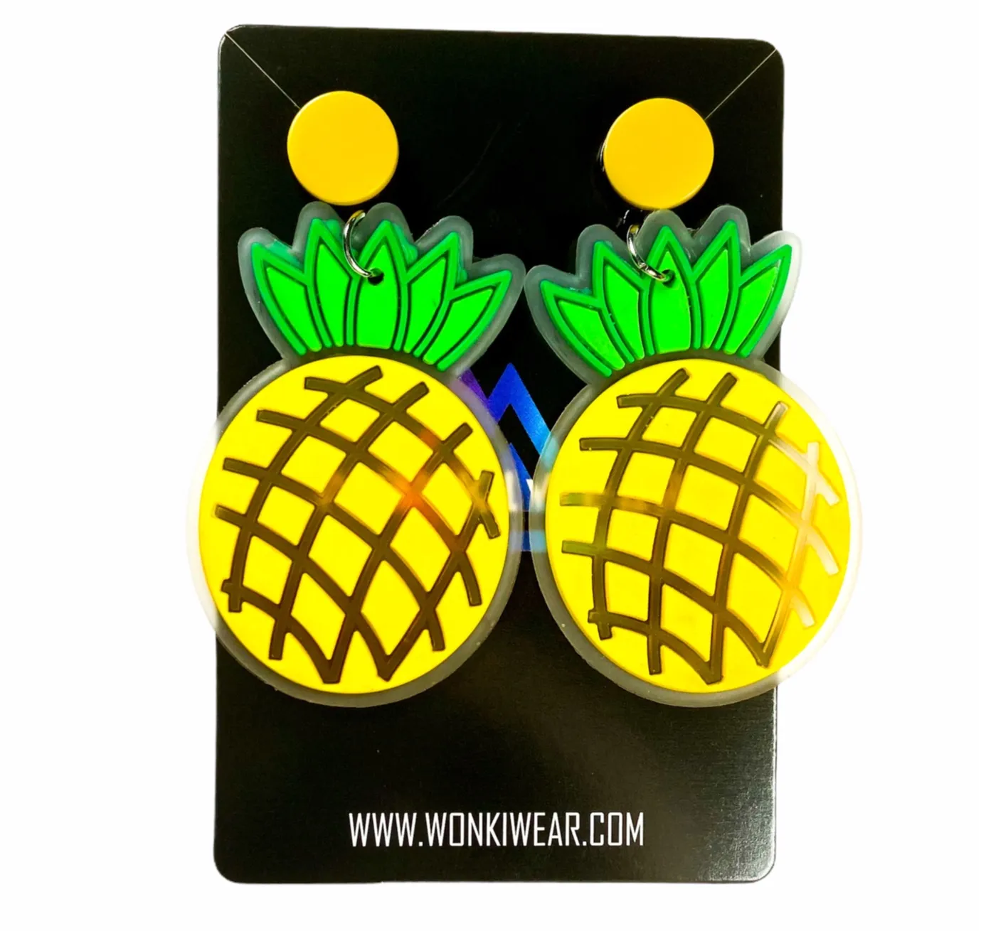 Earrings - Oversized pineapple drops