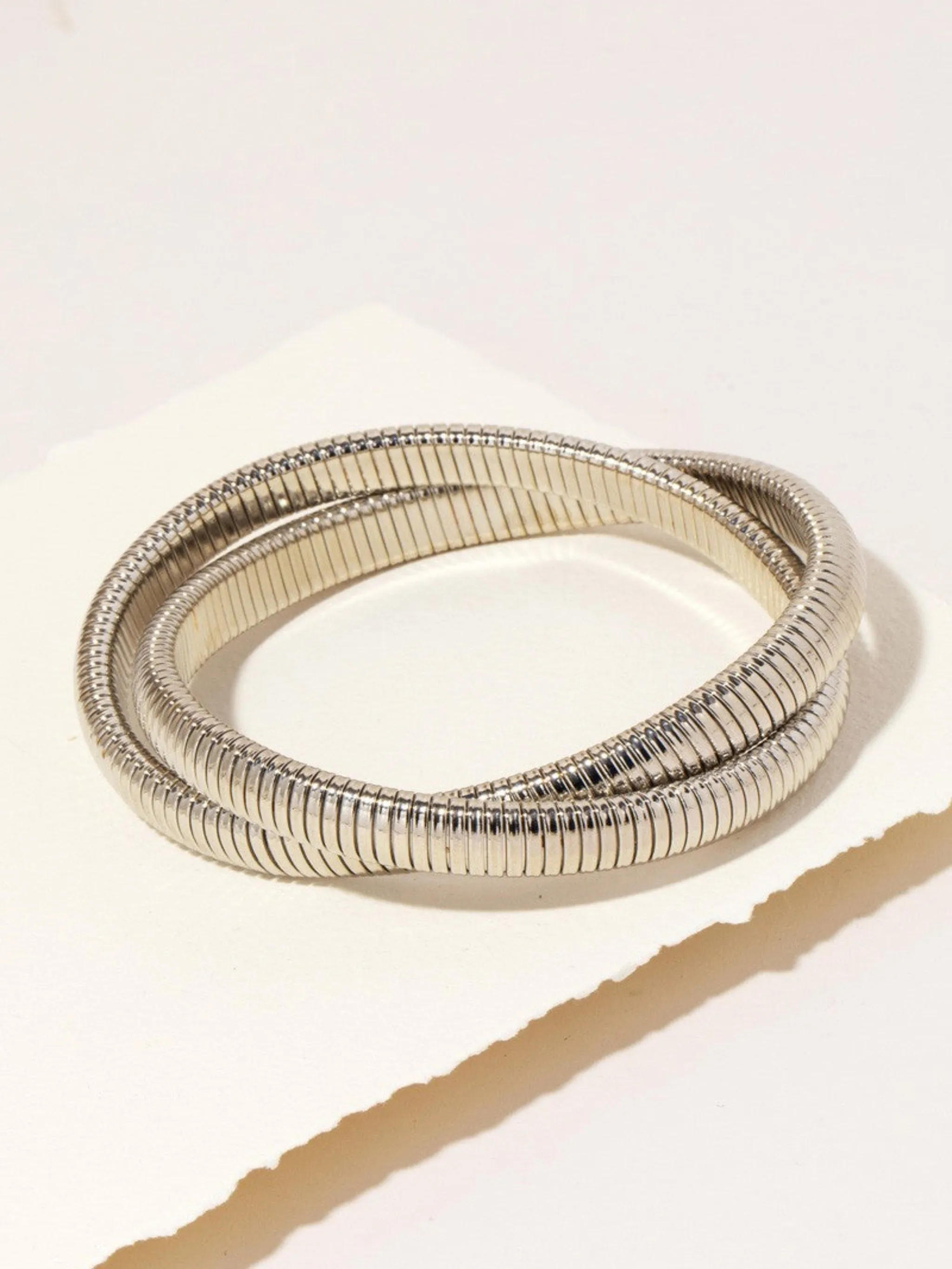 Elastic Double Bangles