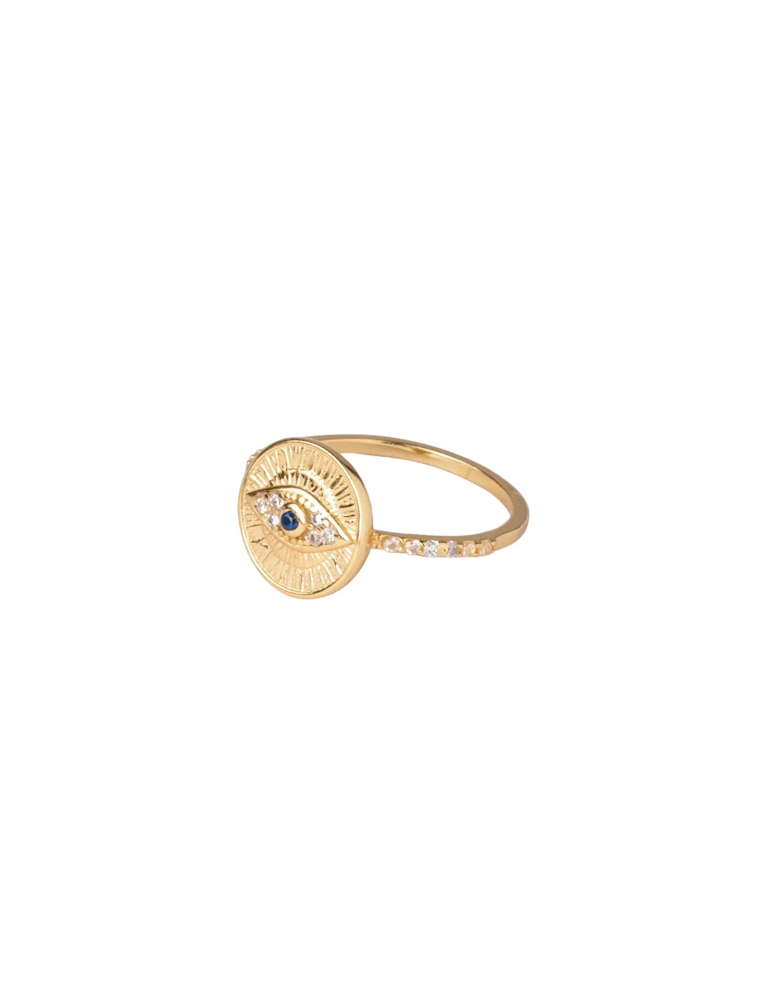 Elly Lou Mati Ring- Light Gold