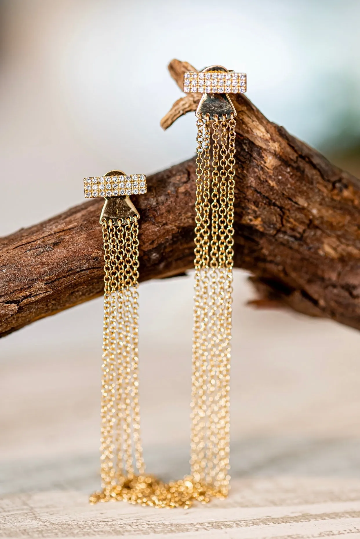 EMMA CHAIN DROP EARRINGS