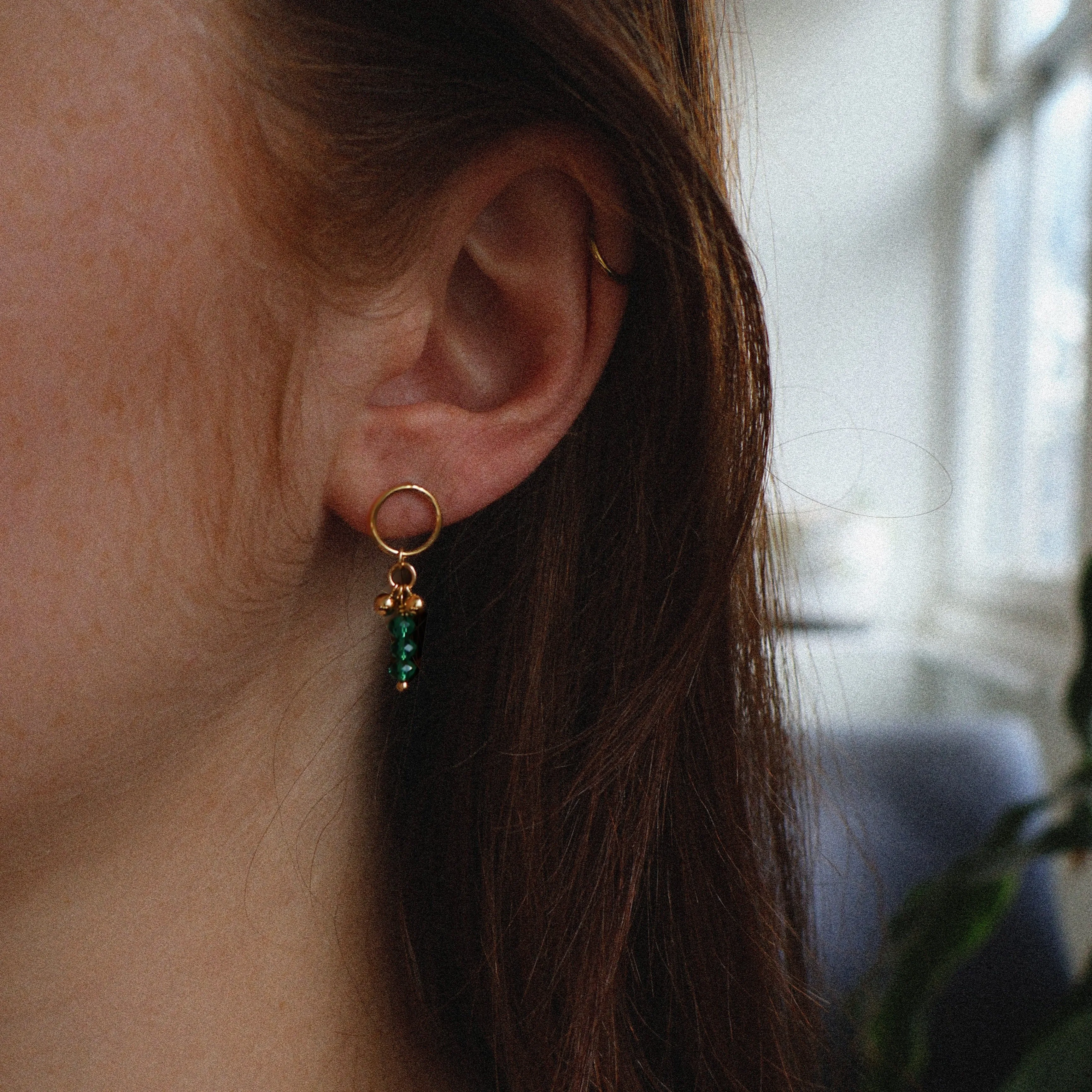 Endora Emerald Earrings