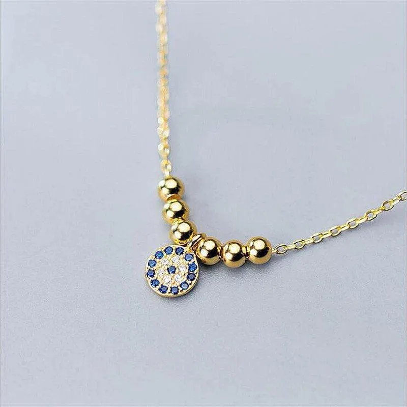 Exclusive Evil Eye Minimal Necklace