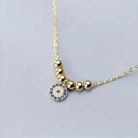 Exclusive Evil Eye Minimal Necklace