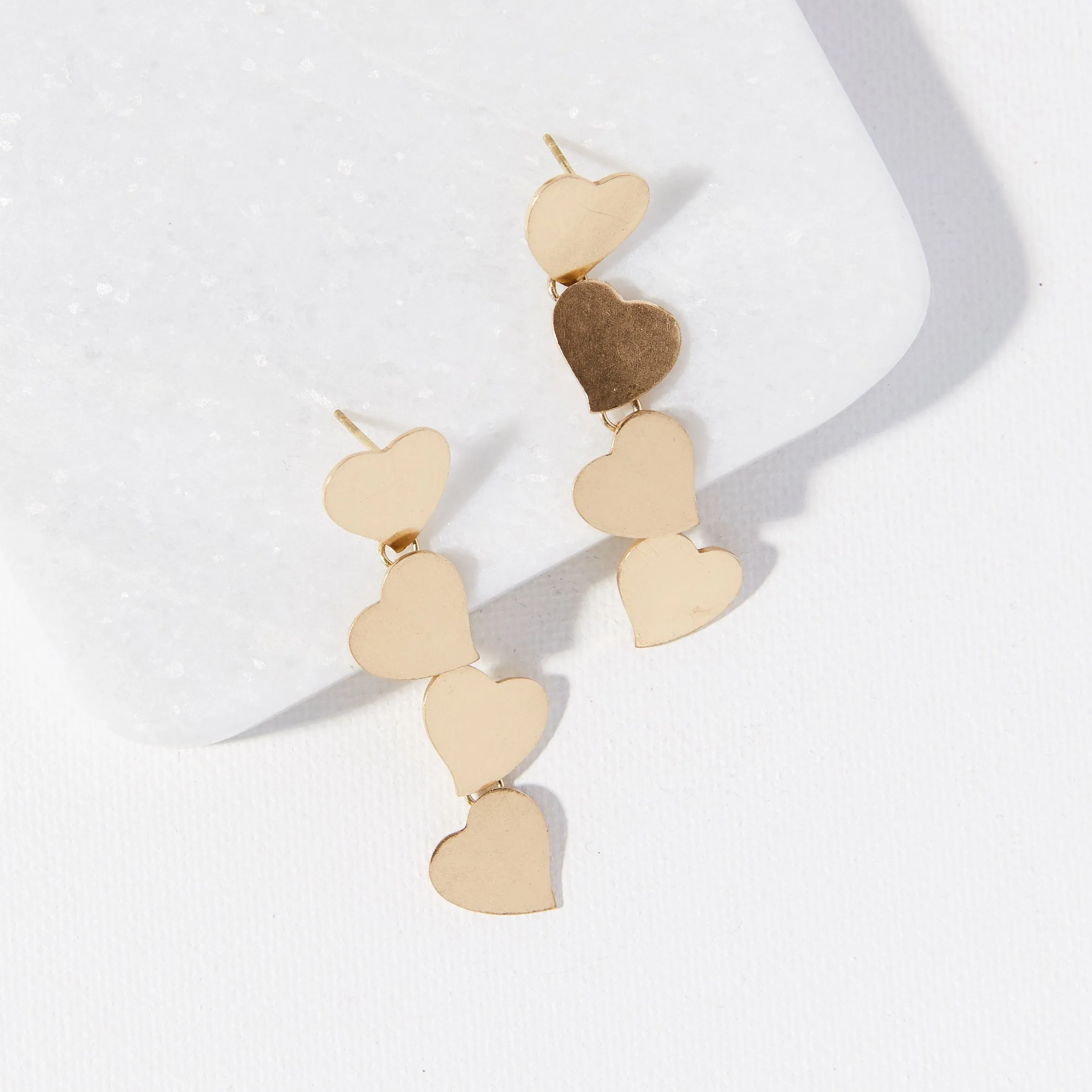 Falling Hearts Earrings