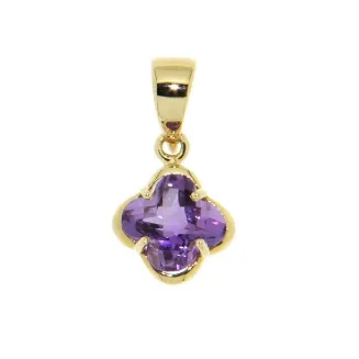 Flower Amethyst Necklace