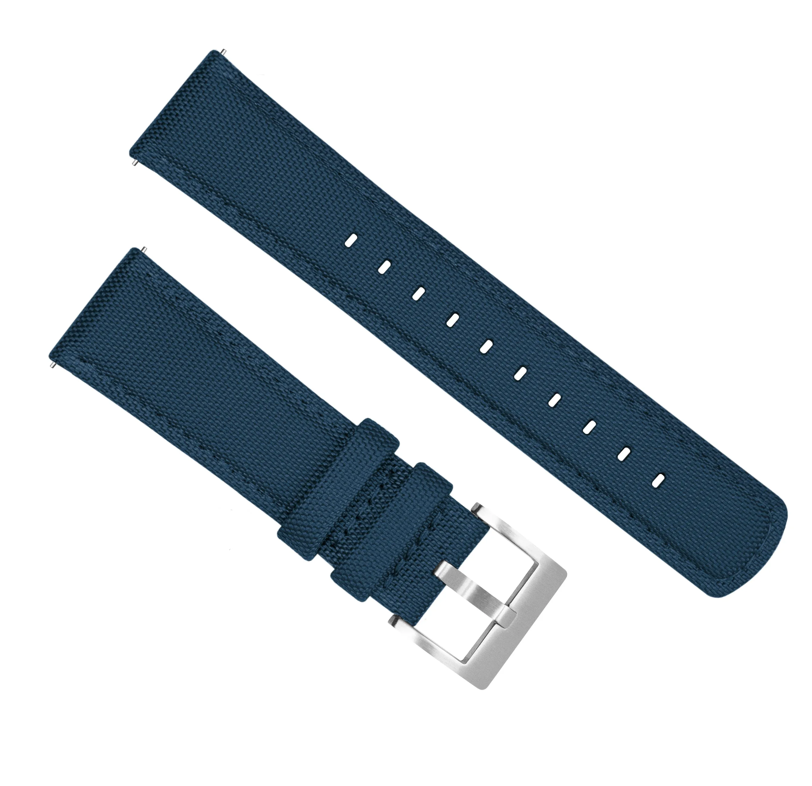 Fossil Sport Sailcloth Quick Release Navy Blue Watch Band