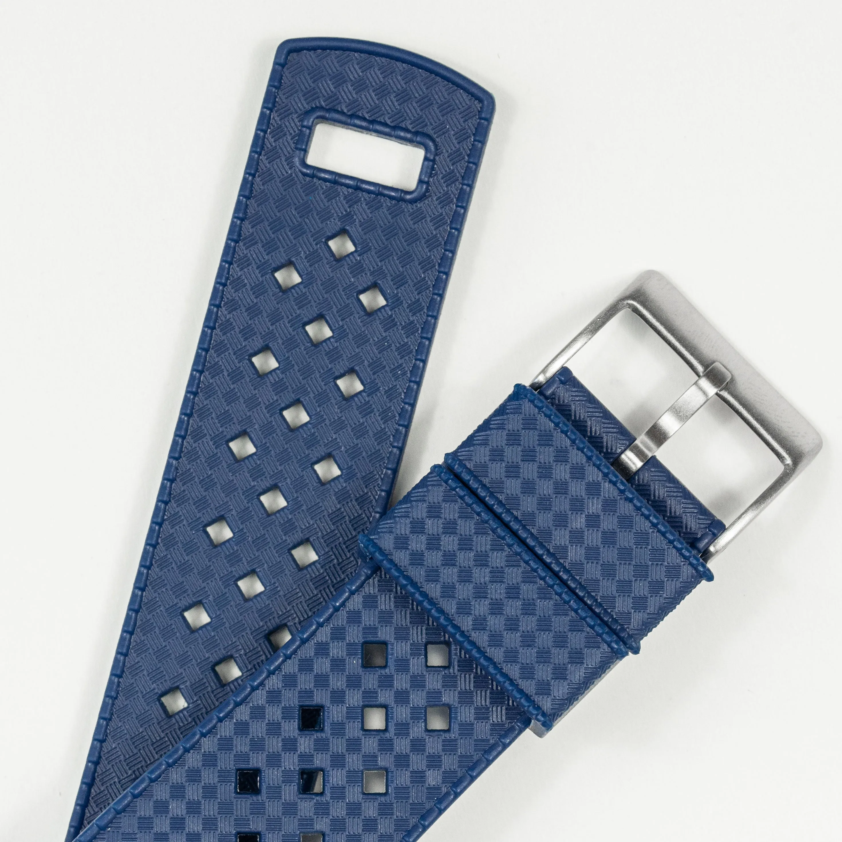 Fossil Sport Tropical Style Navy Blue Watch Band