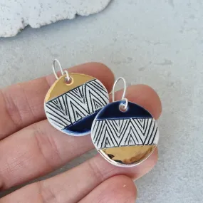 Geometric earrings No. 17