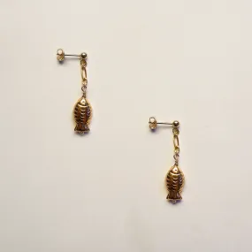 Gilded Marine Earrings