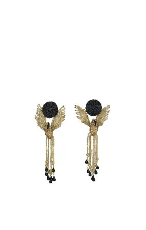 Gold Bird Earring