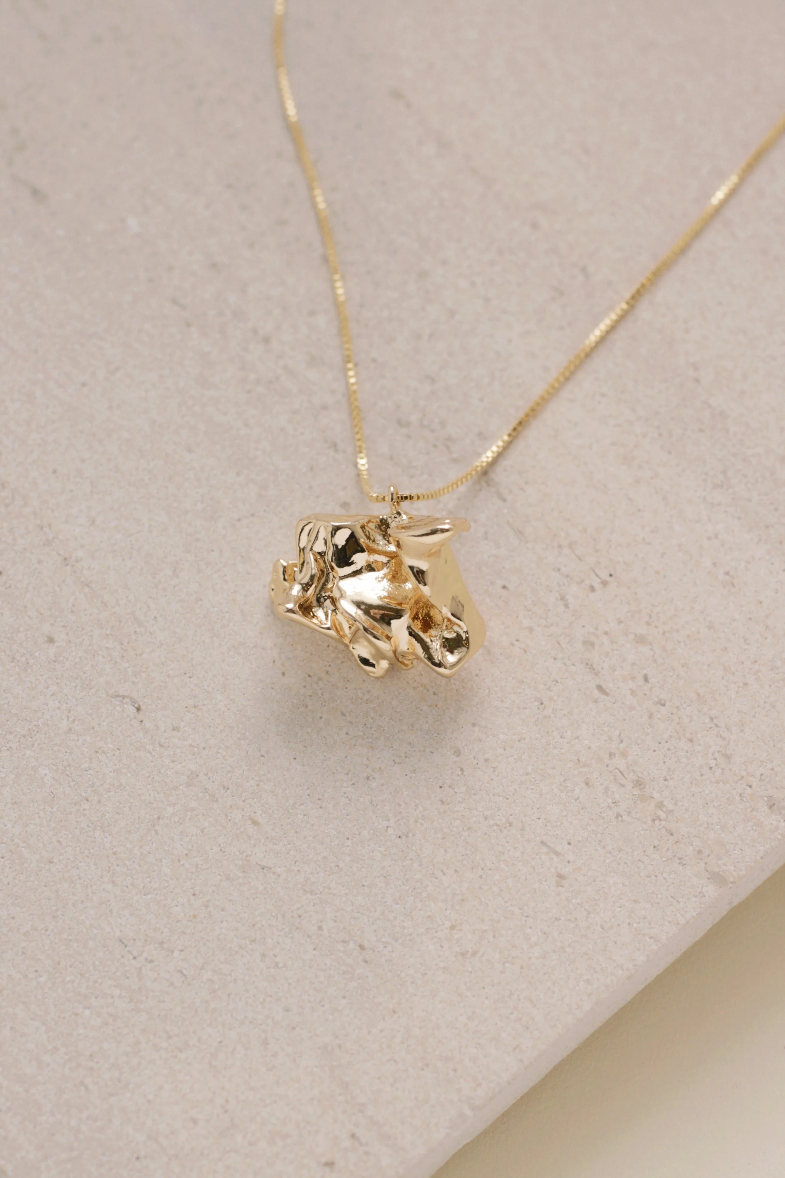 Gold Nugget Necklace