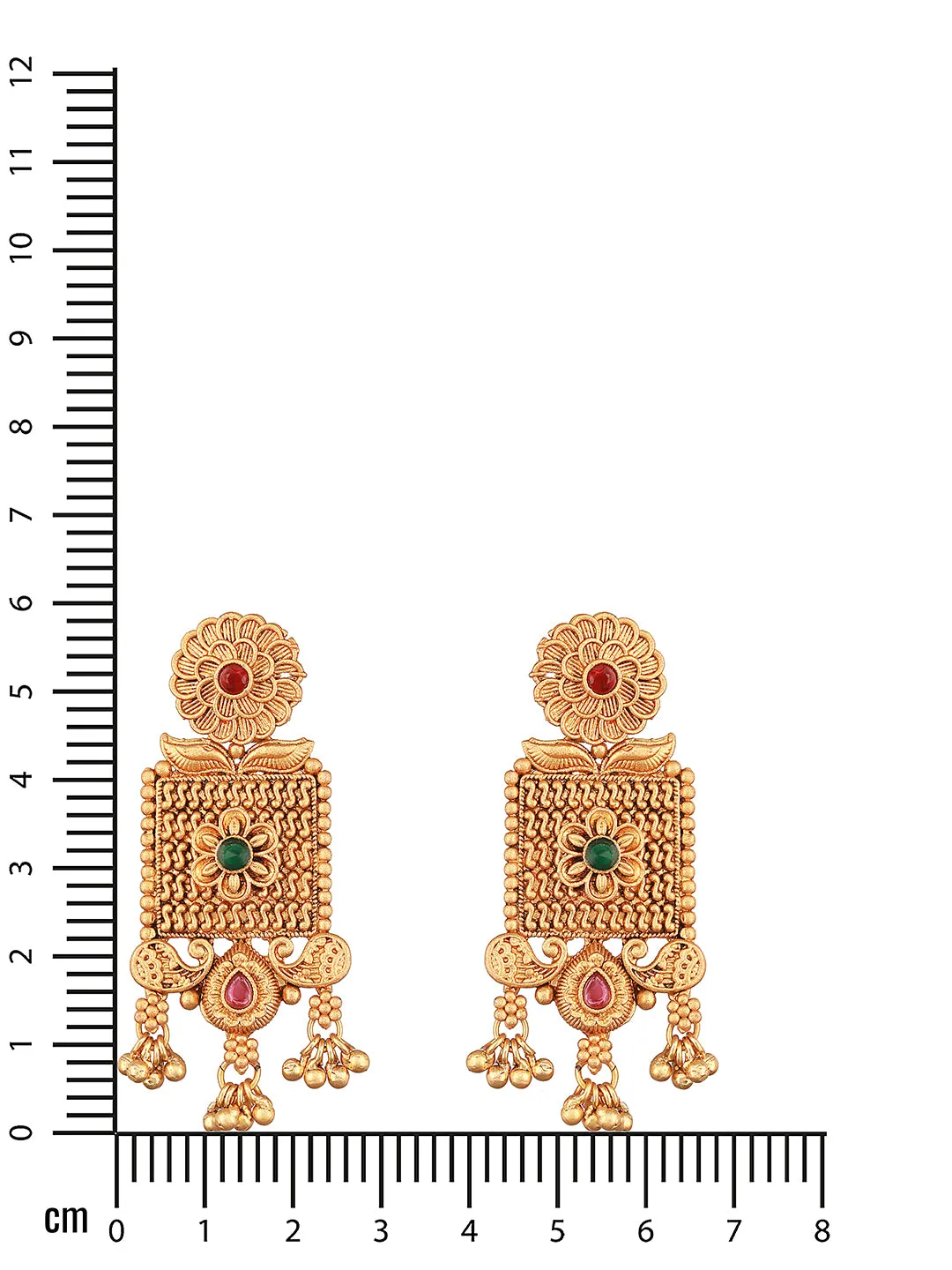 Gold-Toned Classic Drop Earrings