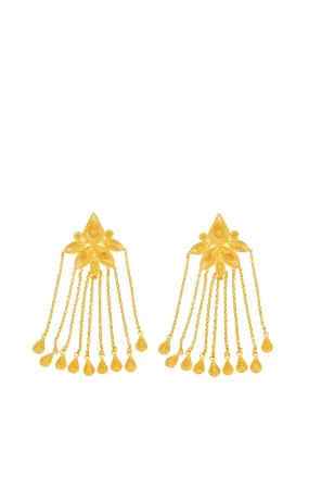 Golden Chain Drop Earrings