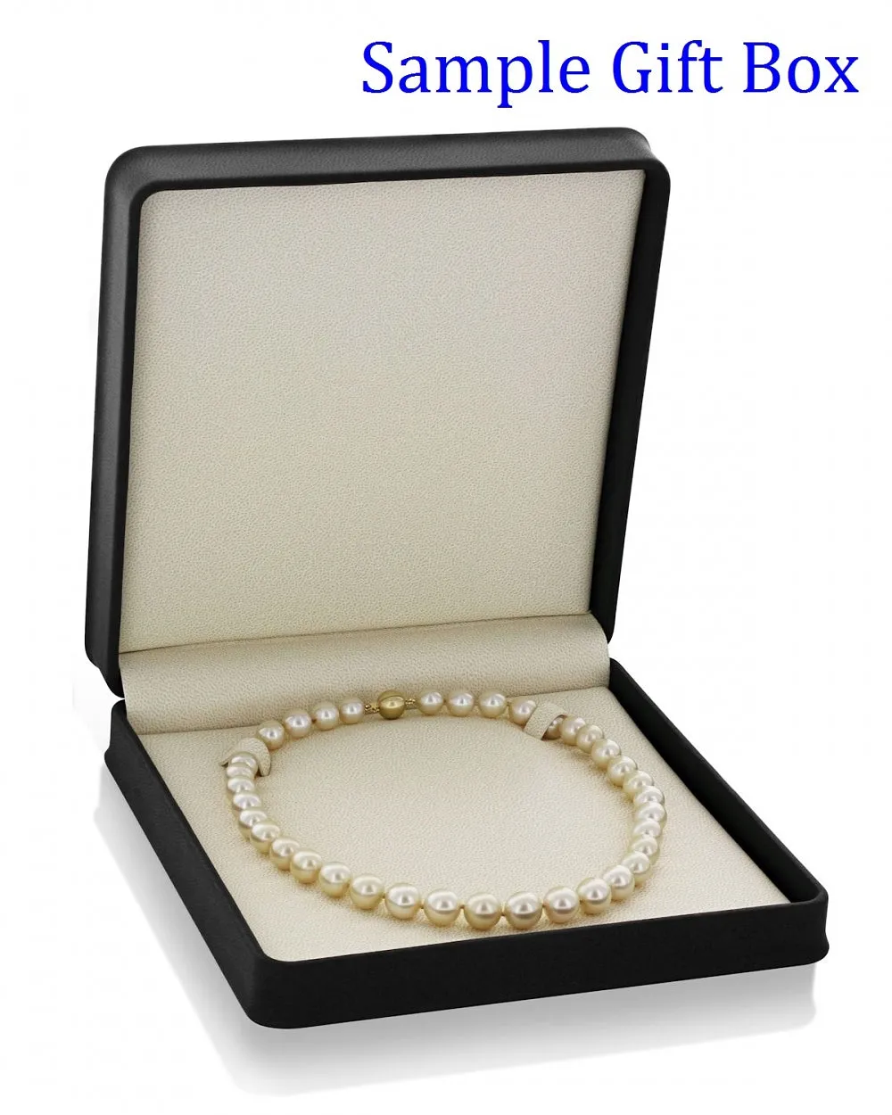 Golden South Sea Pearl Necklace, 8.0-10.0mm - AAA Quality