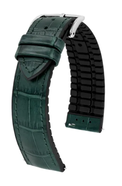 HIRSCH PAUL Performance Alligator Embossed Calfskin Watch Band 092 50 28