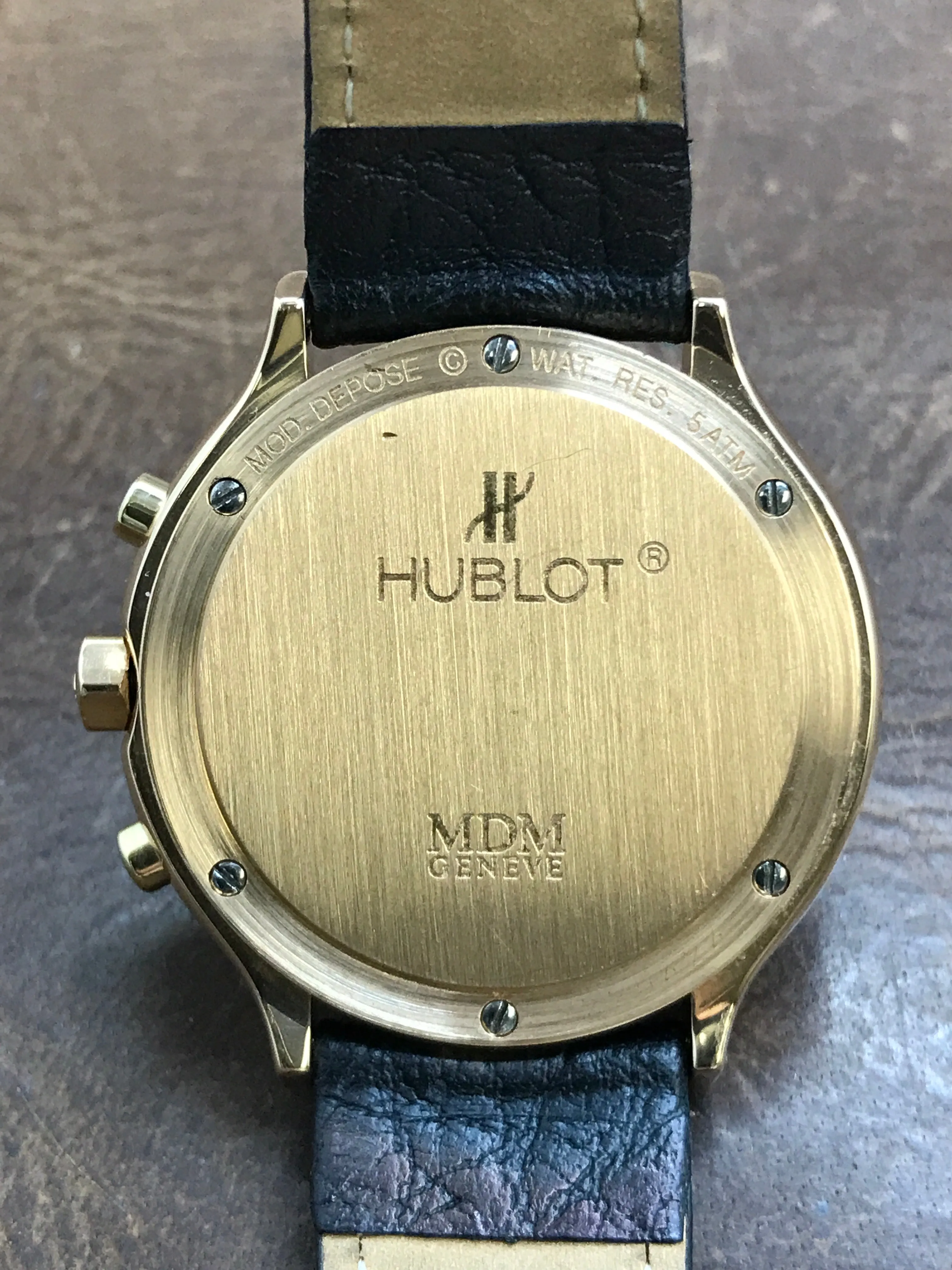 Hublot MDM Geneve 1620.8 Off white Dial Quartz Men's Watch