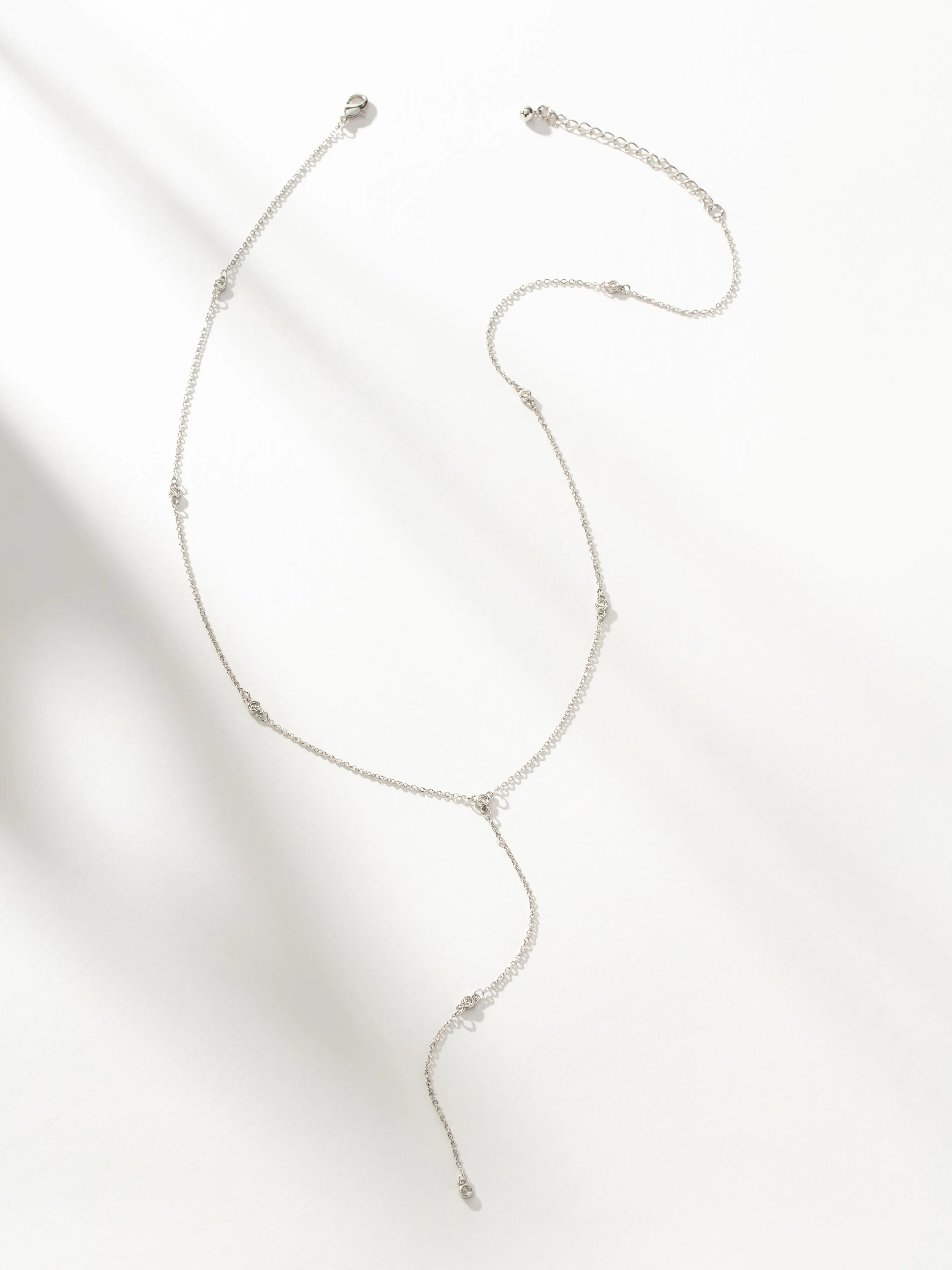 Icy Lariat Necklace