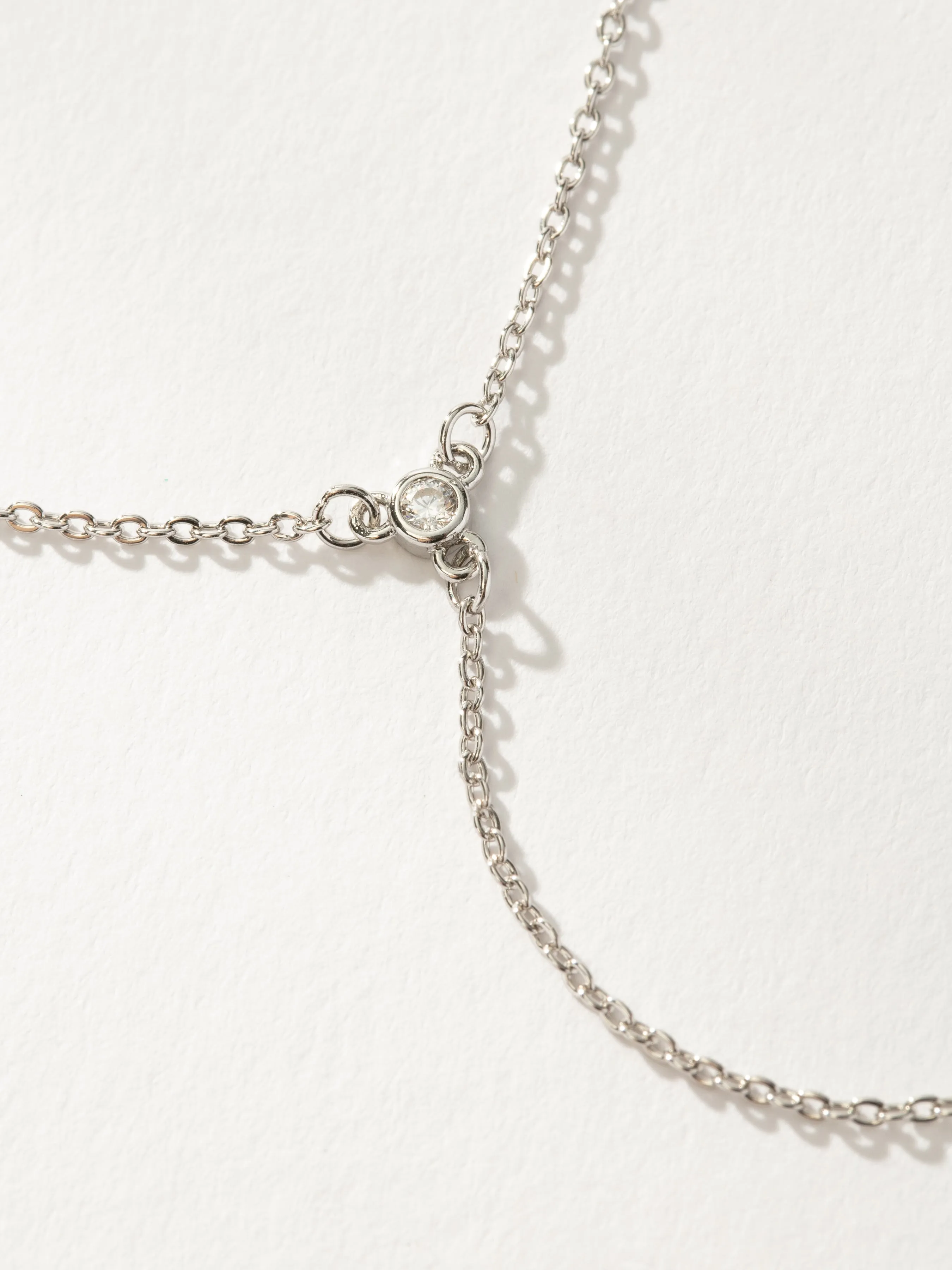 Icy Lariat Necklace