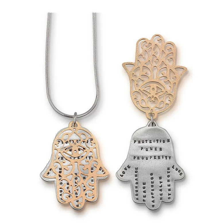 Kathy Bransfield Hamsa Protection Love Necklace