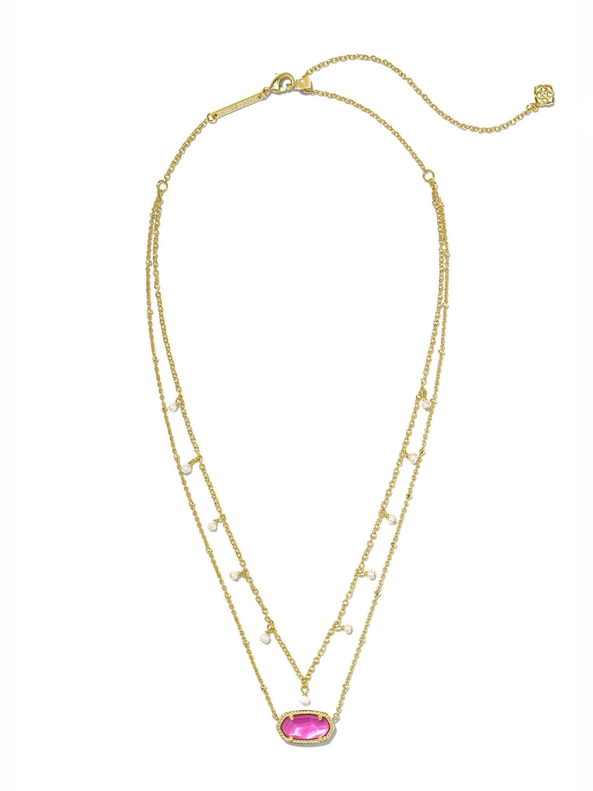 Kendra Scott Elisa Pearl Multi Strand Necklace - Gold Azalea Illusion