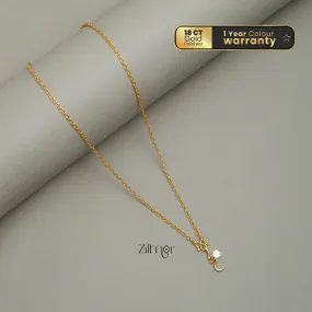 KJ101182 - Simple pendant Necklace