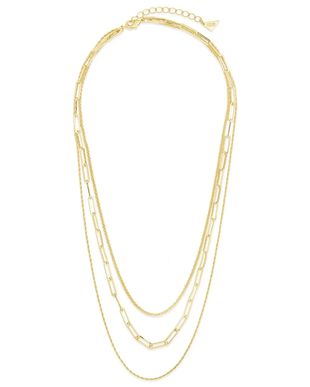 Kori Triple Layered Chain Necklace