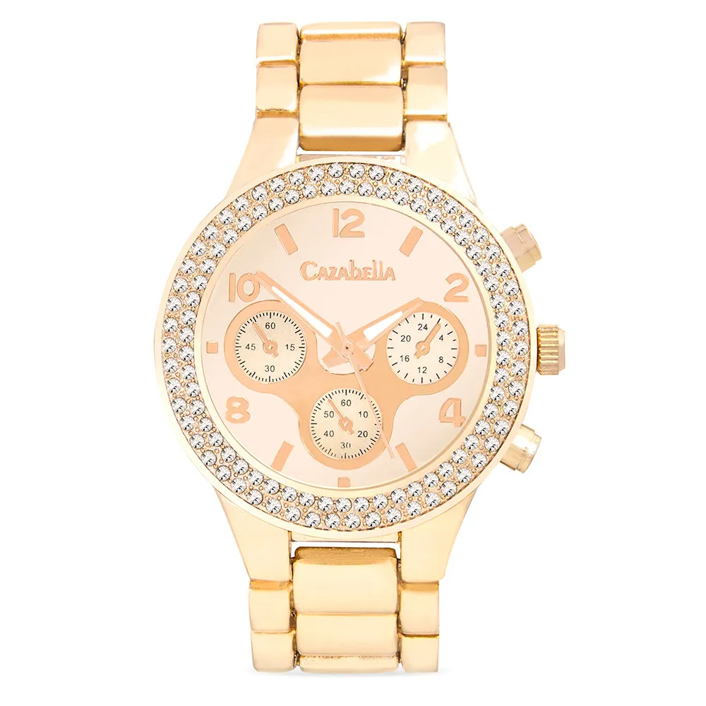 Ladies classy rose gold watch