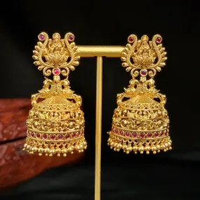 Lakshmi Antique Gold Big Jhumka Earring