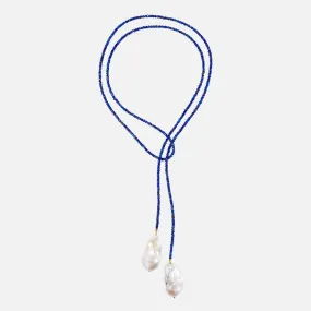 Lapis Classic Gemstone Lariat