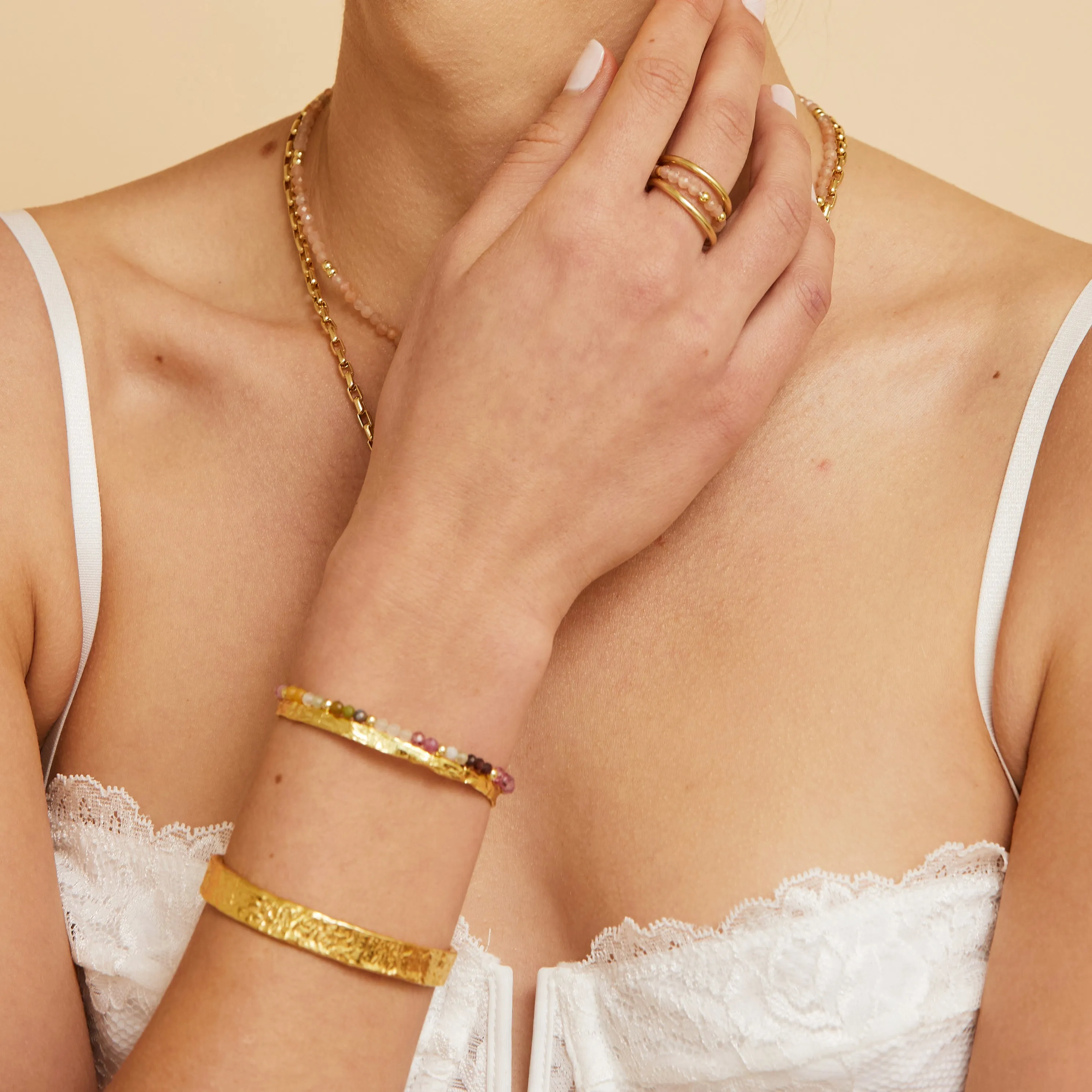 Lavender Bracelet Stack