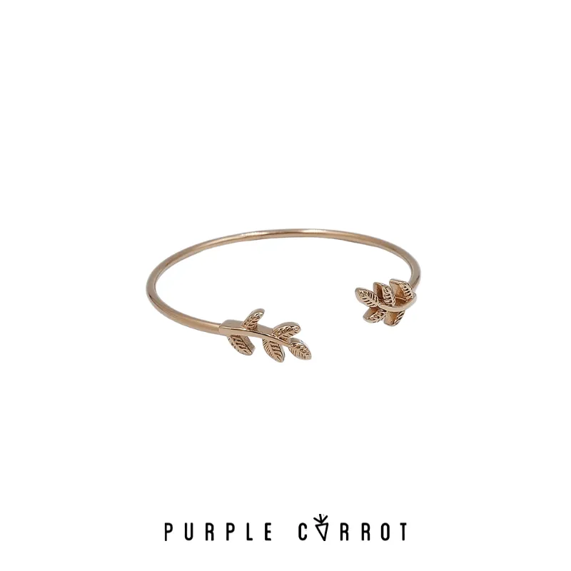 Leaf Cuff Bangle