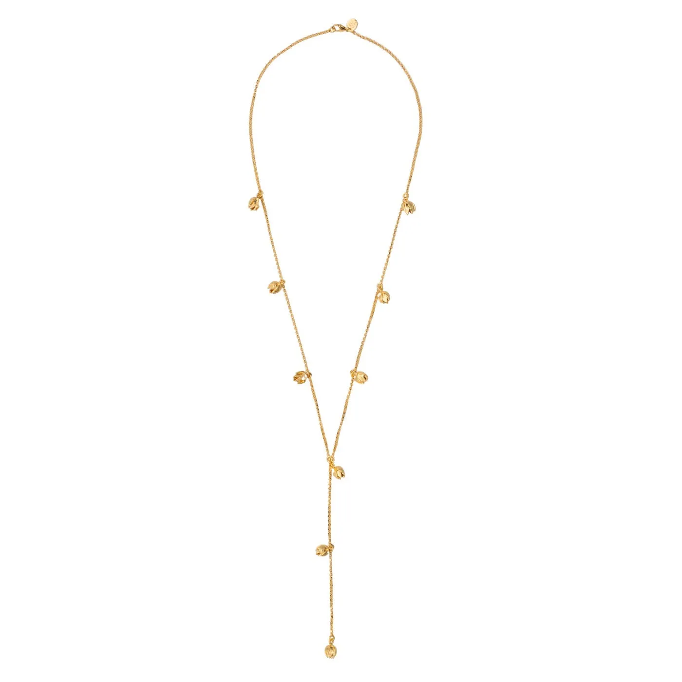 Lotus Bud Lariat - Gold