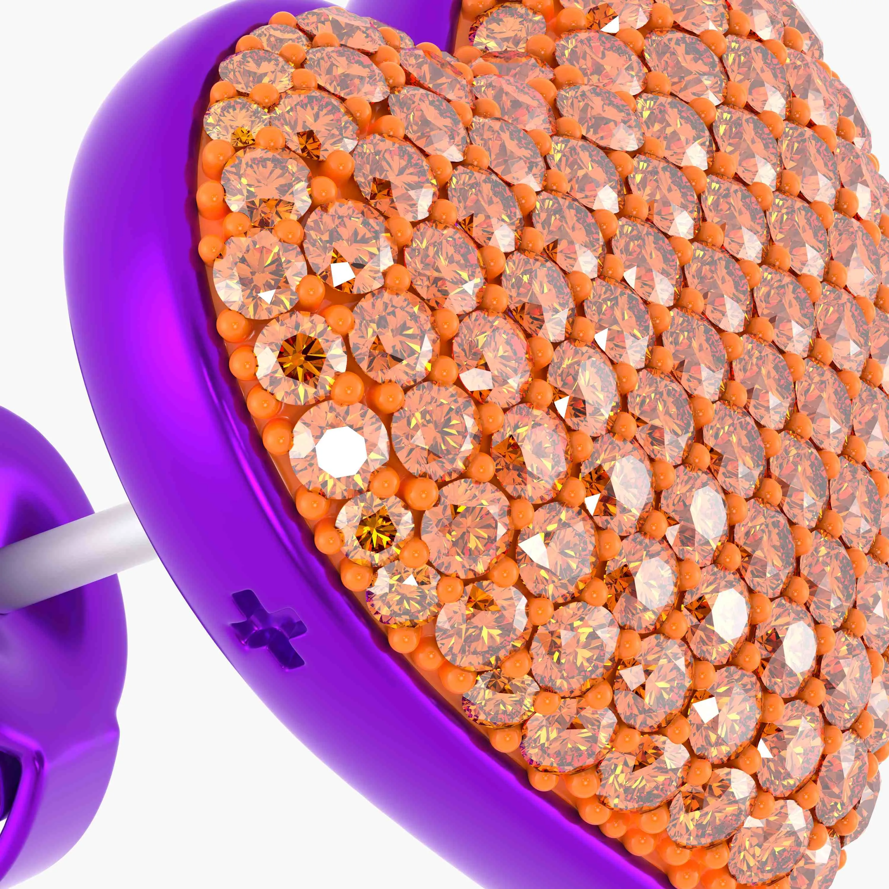 Lover Studs in Daphne