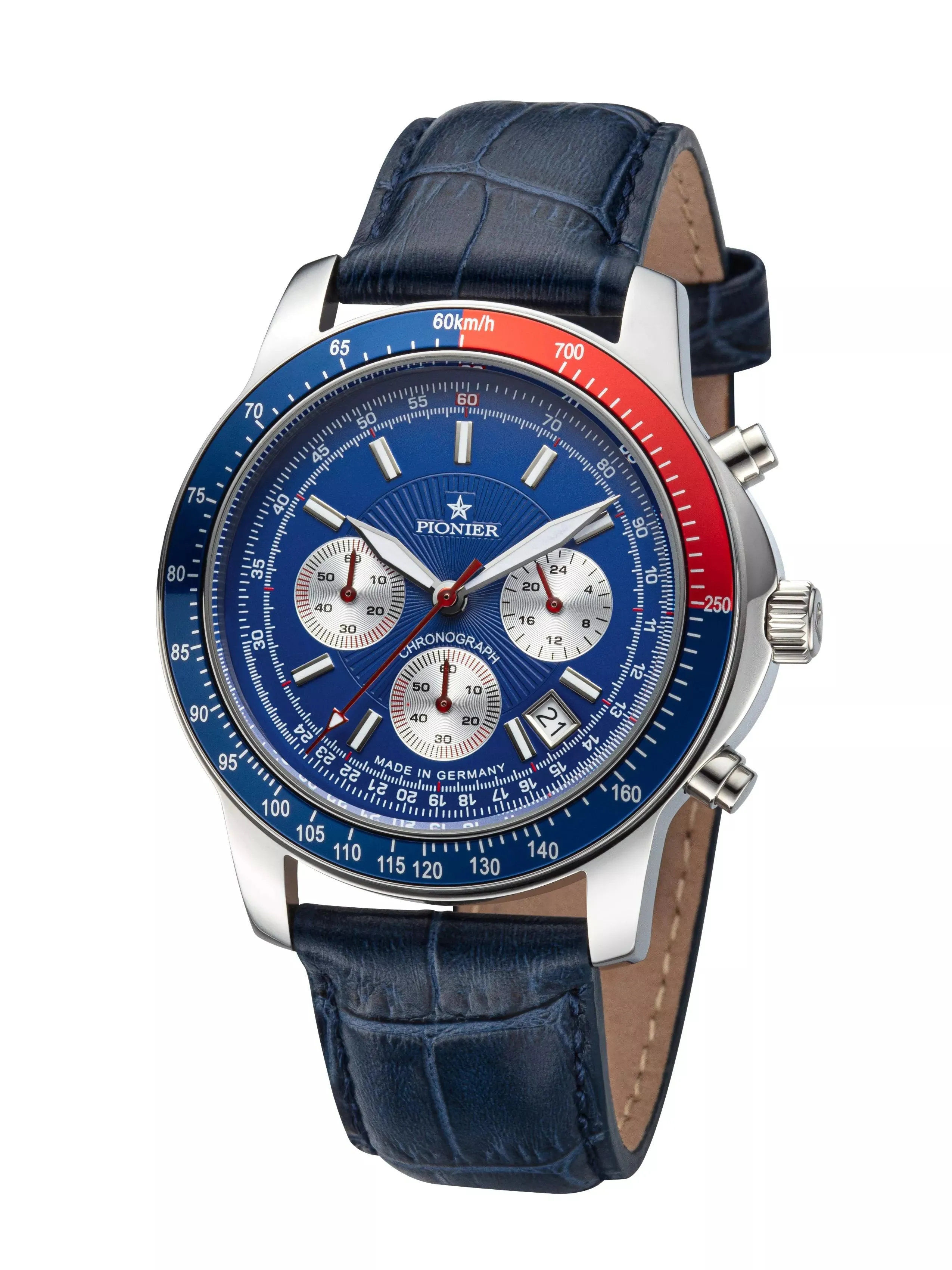 Made in Germany Chronograph - Tirona Pionier - GM-550-3 | Silver |